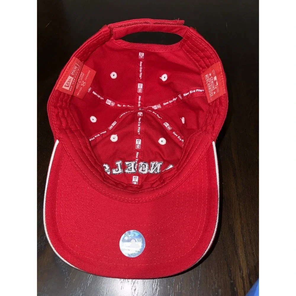 Angels Red Baseball Cap MLB 08 The Show Promotional Hat New Era Adjustable Strap