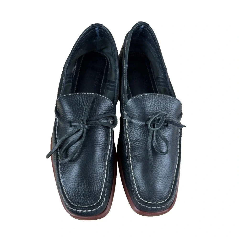 Tommy‎ Bahama Barbados Mens Navy Leather Boat Shoes Loafers M8033 Size 9.5 M