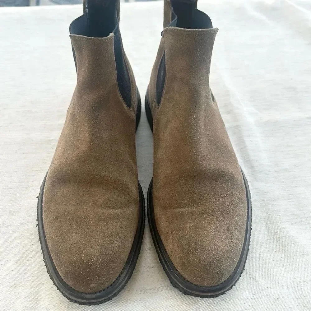 To Boot New York Brown Suede Men’s Chelsea Boots 10
