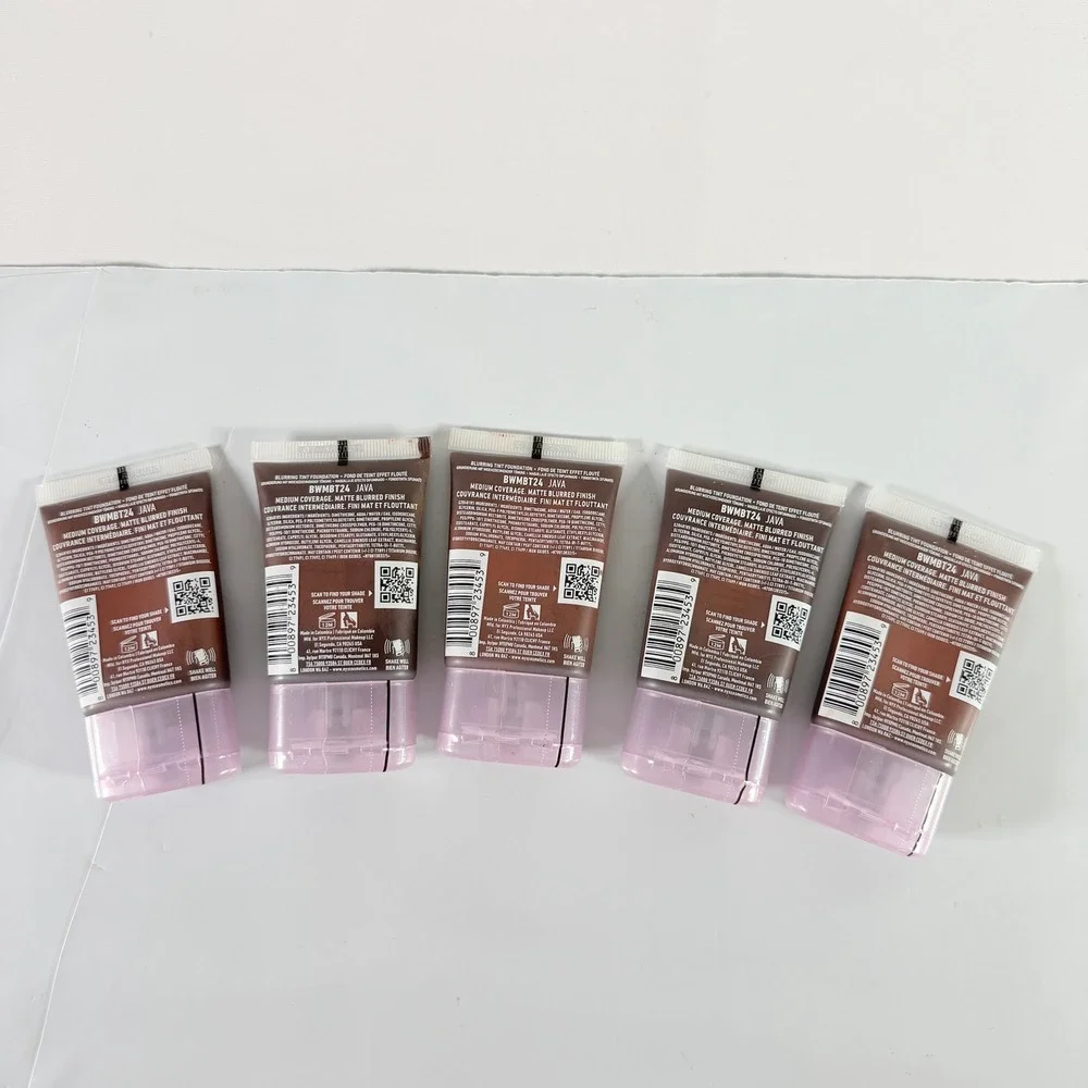 NYX Bare With Me Blur Foundation 24 Java Matte Full Coverage Lot of‎ 5 New