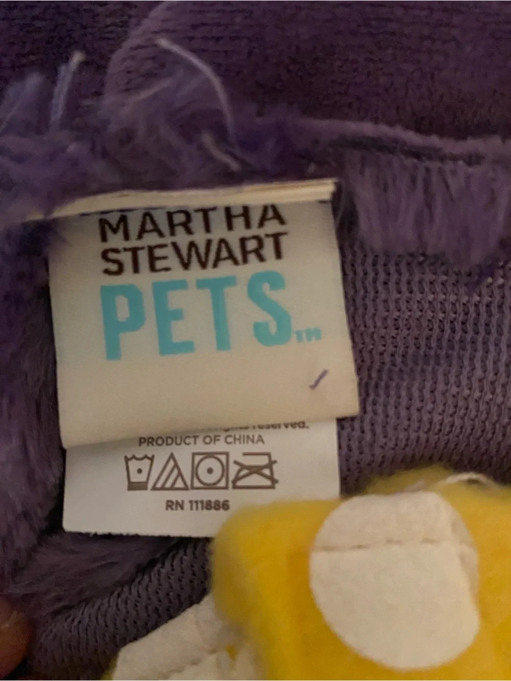 Martha Stewart two plush