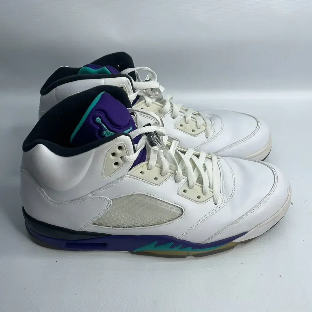 Jordan 5 Retro Grape 2013 Rare‎ Size 13.5 Good Condition Shoes Only No Box