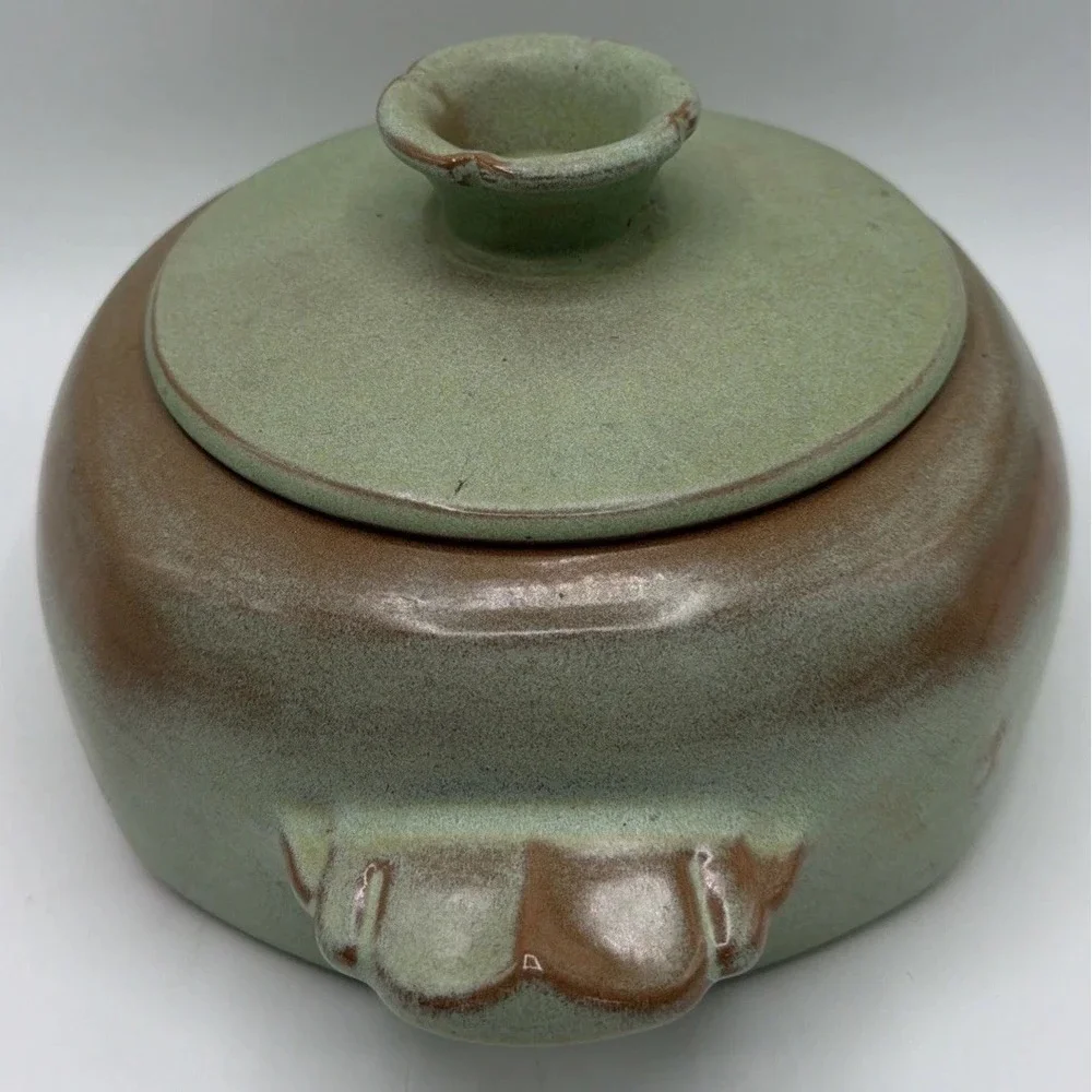 Frankoma casserole plainsman green