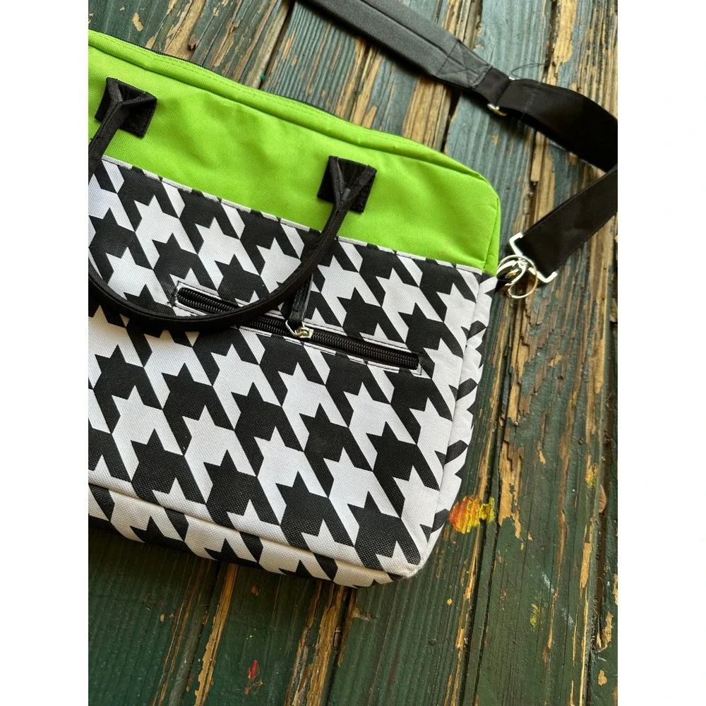 Jackie houndstooth laptop