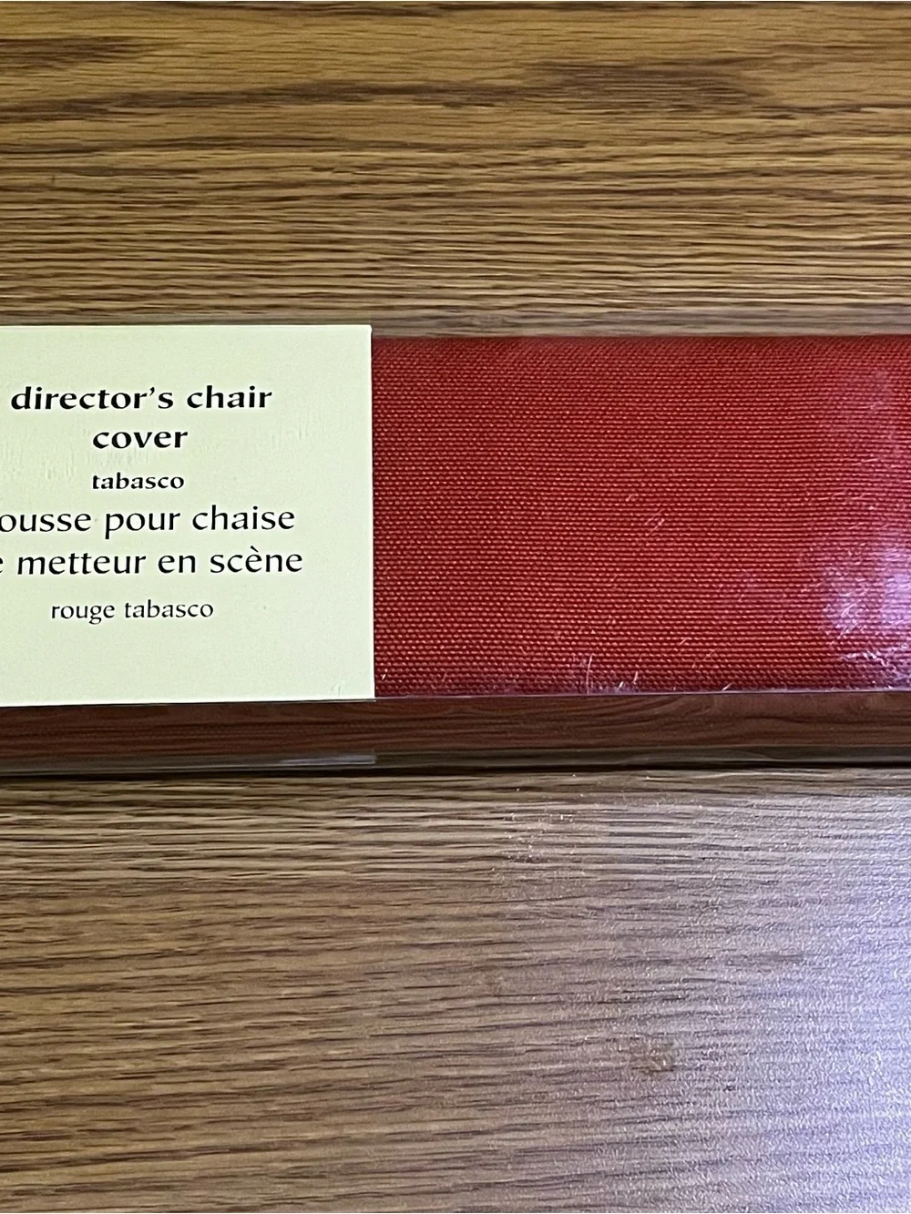 Tabasco Director's Chair Cover in Tabasco Red