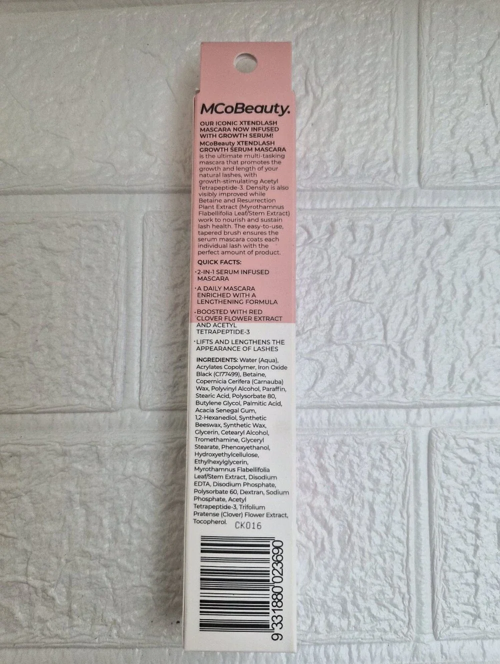 MCoBeauty - XtendLash Growth Serum Mascara - Black 2 in 1 in Black Nip