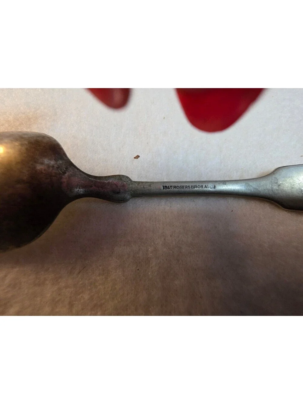 Vintage 1847 Rogers Bros First Love Silverplate 5 O’Clock Spoon 5.75