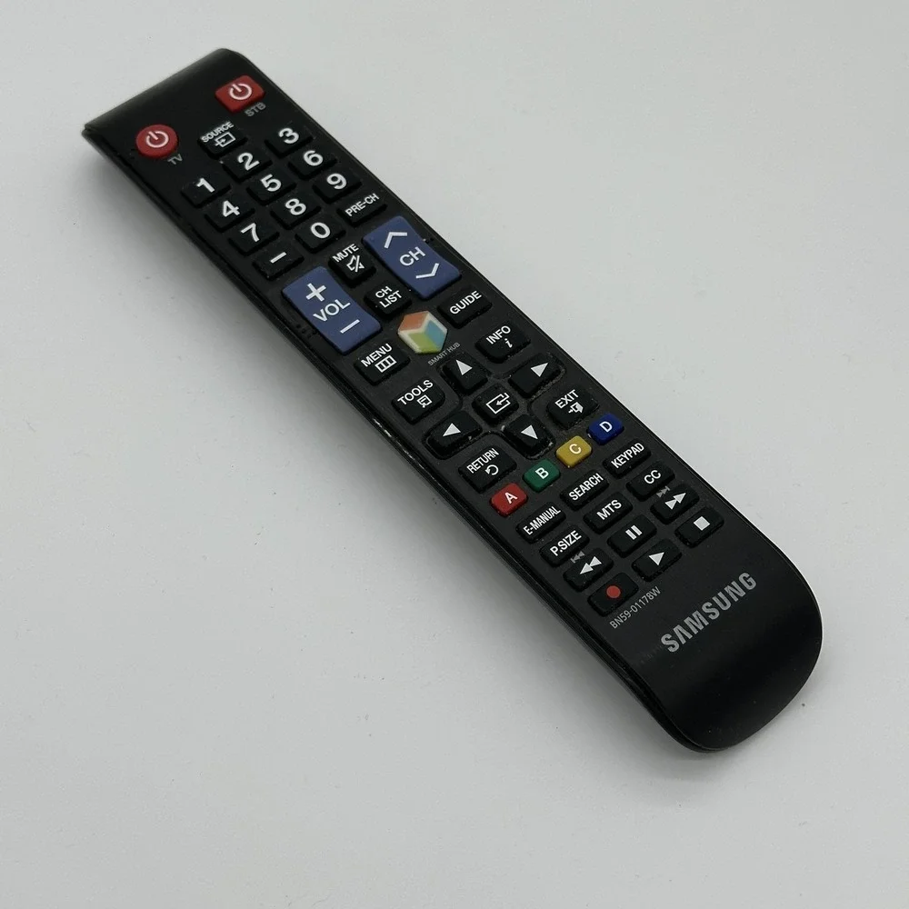 Samsung BN59-01178W TV Remote Control Black Wireless OEM Replacement HDTV Unit‎