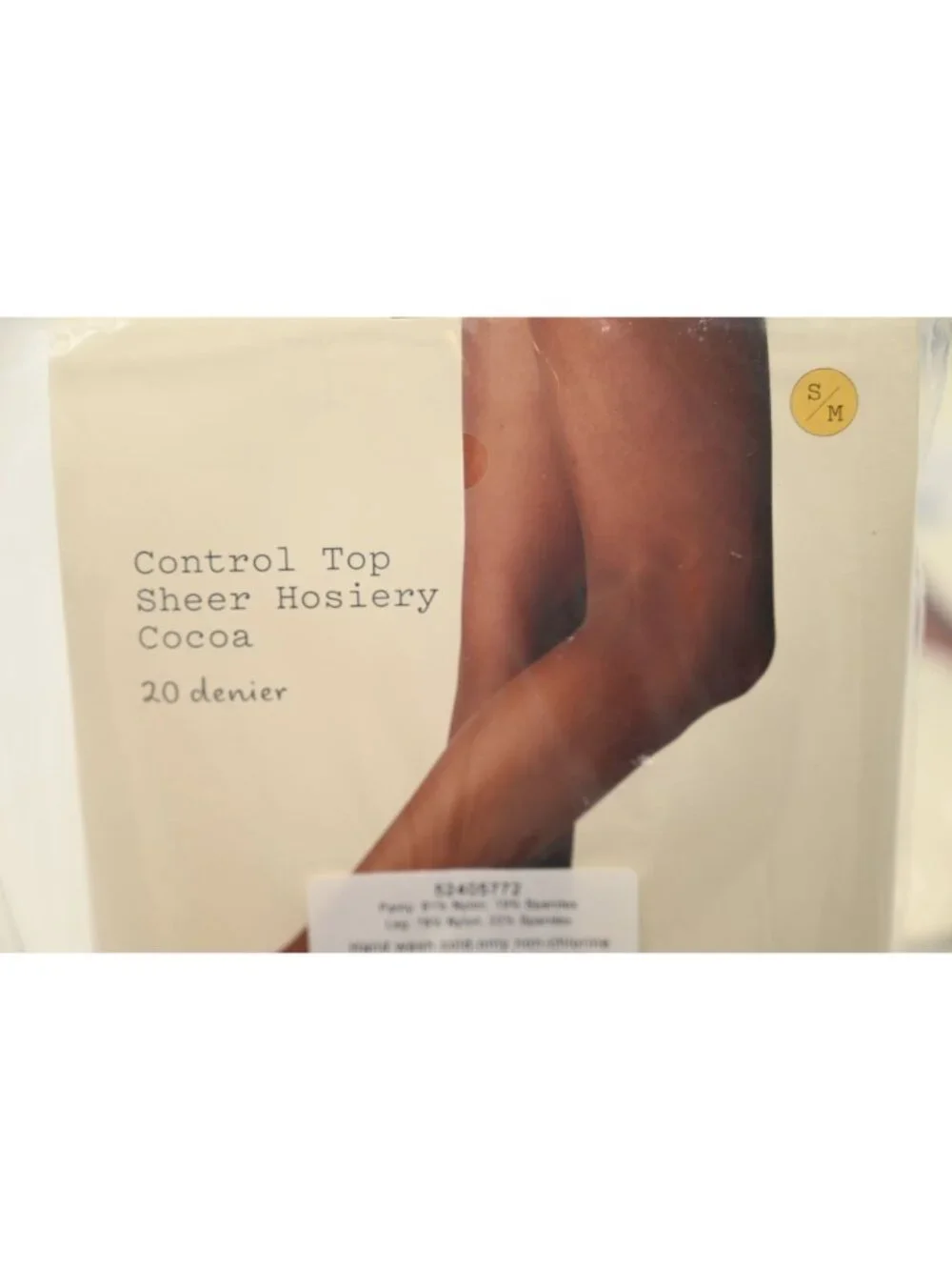 NIP A New Day Lot of 2 Control Top Sheer Hosiery Sz S/M Cocoa Pantyhose Legwear