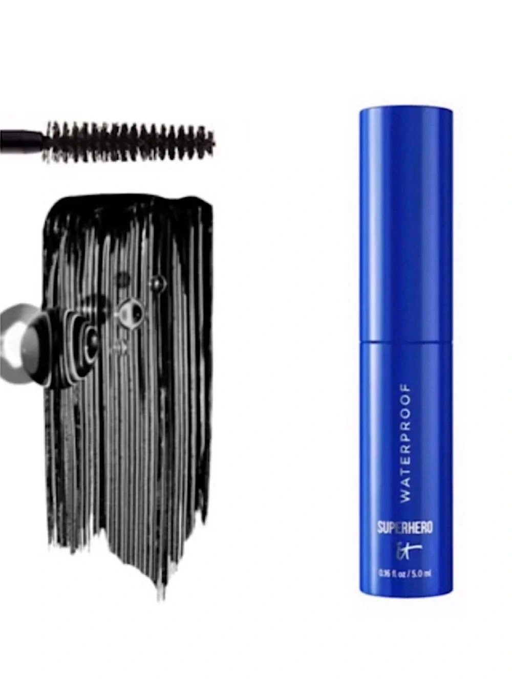 it Cosmetics Mini Superhero Volumizing Mascara Duo in Regular and Waterproof