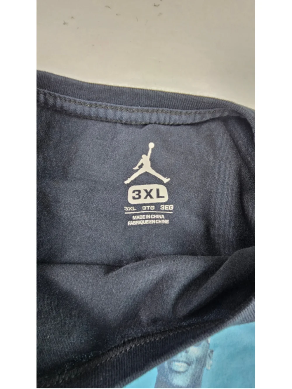 Jordan features blue cotton