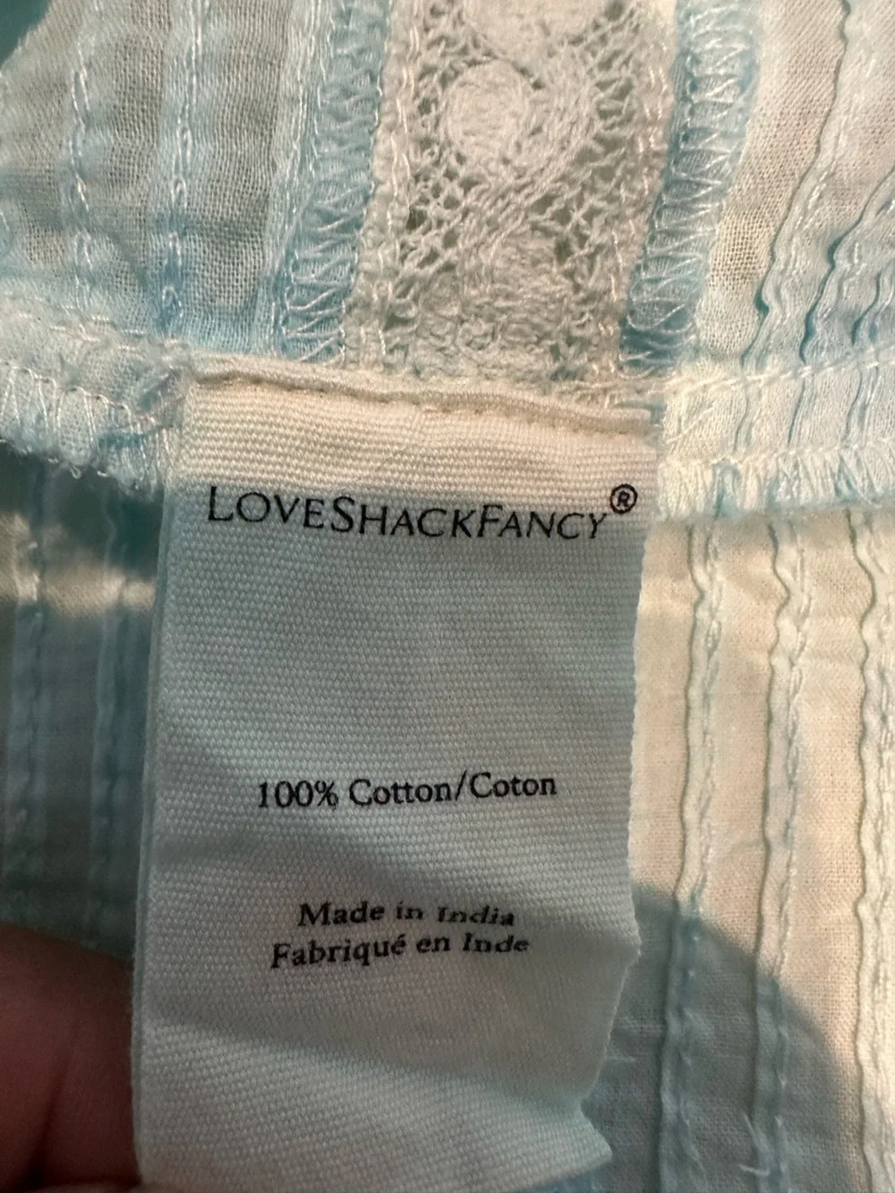 LoveShackFancy Adrianne Maxi Dress size 10/ slip size 8