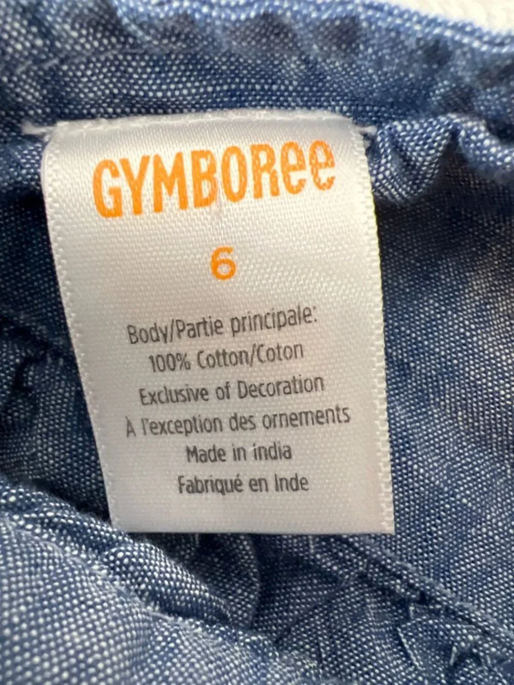 Gymboree chambray autumn