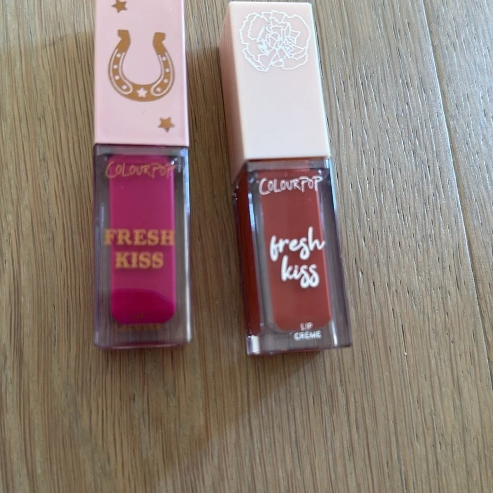 Colourpop French Kiss Lip Crème saloon and apricots and crème
