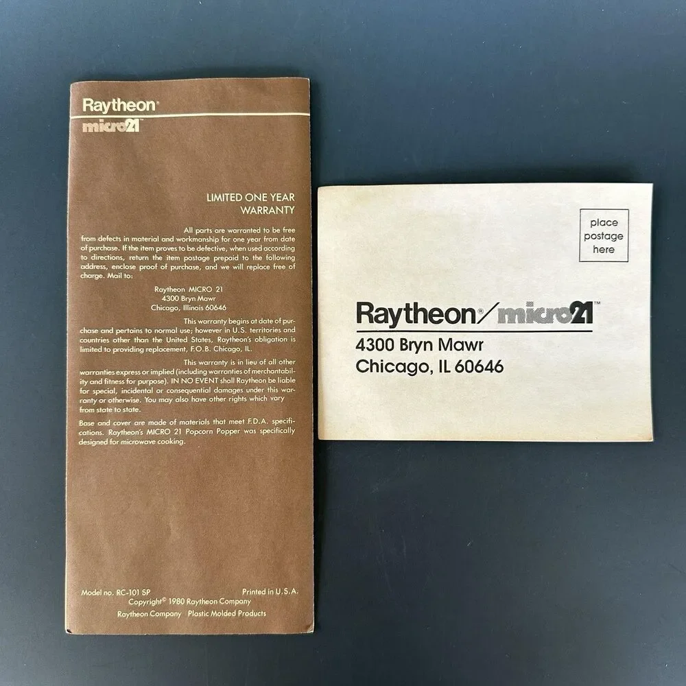 Unbranded vintage raytheon