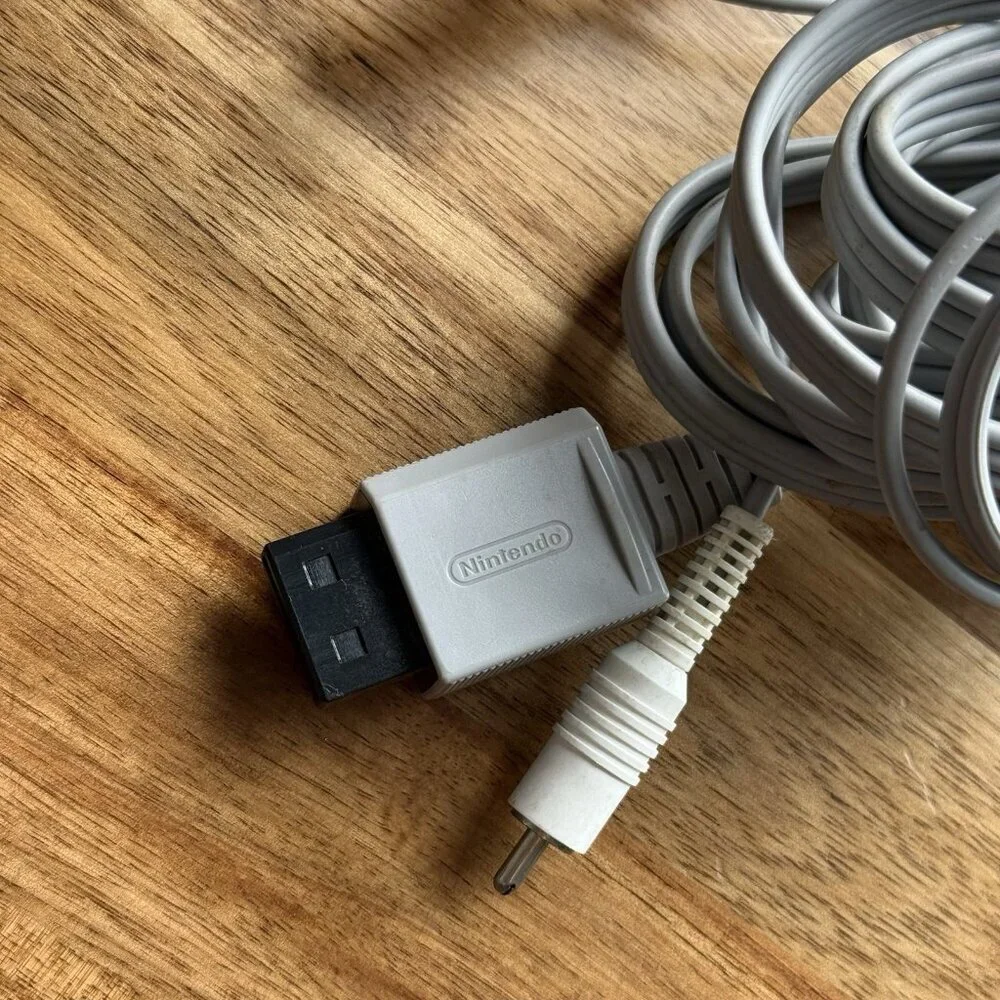 OEM Nintendo Wii AV RCA‎ Audio Video Composite Cable TV Connecting Cord RVL-009