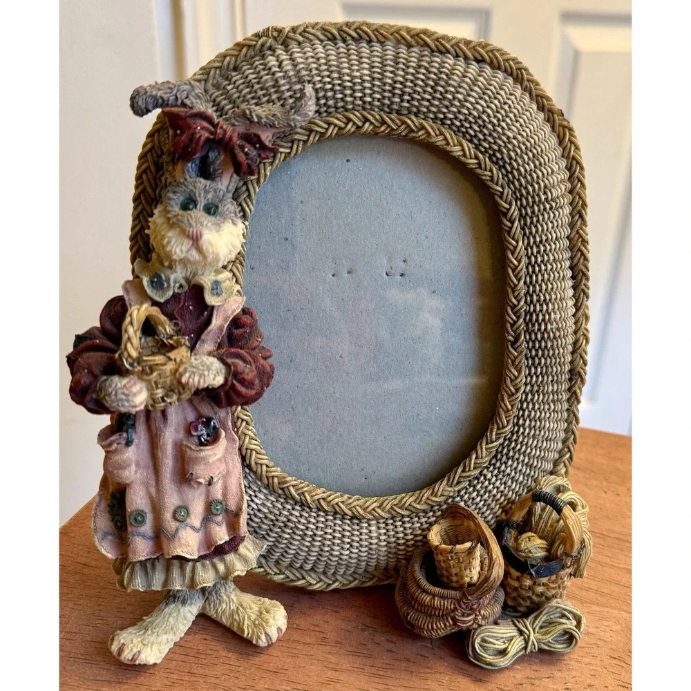 Boyds Bear Folkstones‎ Wendy Willowhare A Tisket A Tasket 1E Picture Frame 27453