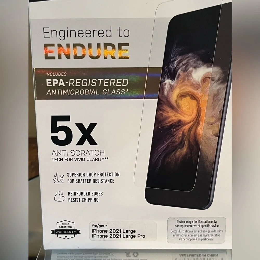 OtterBox Amplify Glass Screen Protector for iPhone 13 Pro, new!