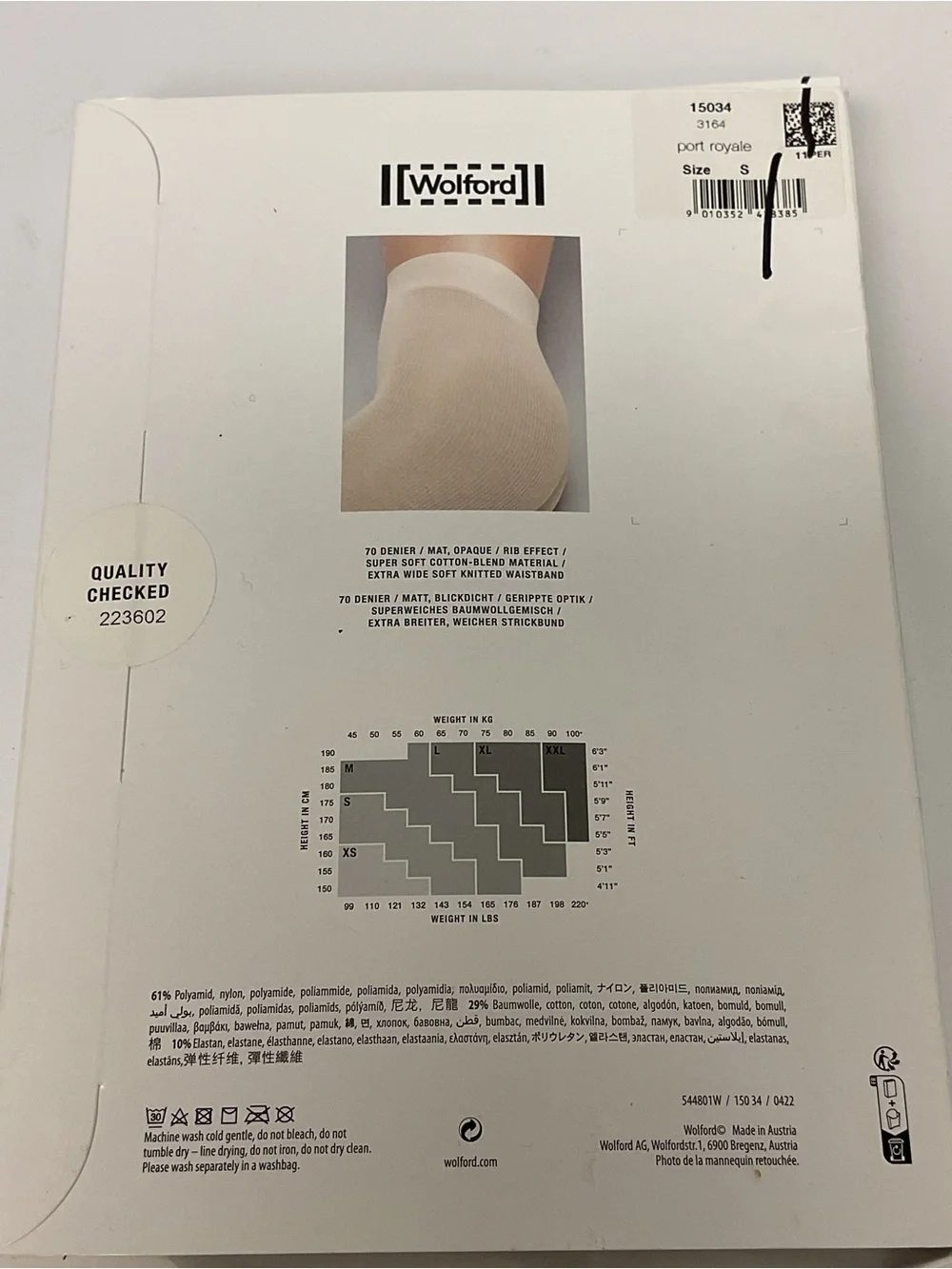 Wolford 15034 mary