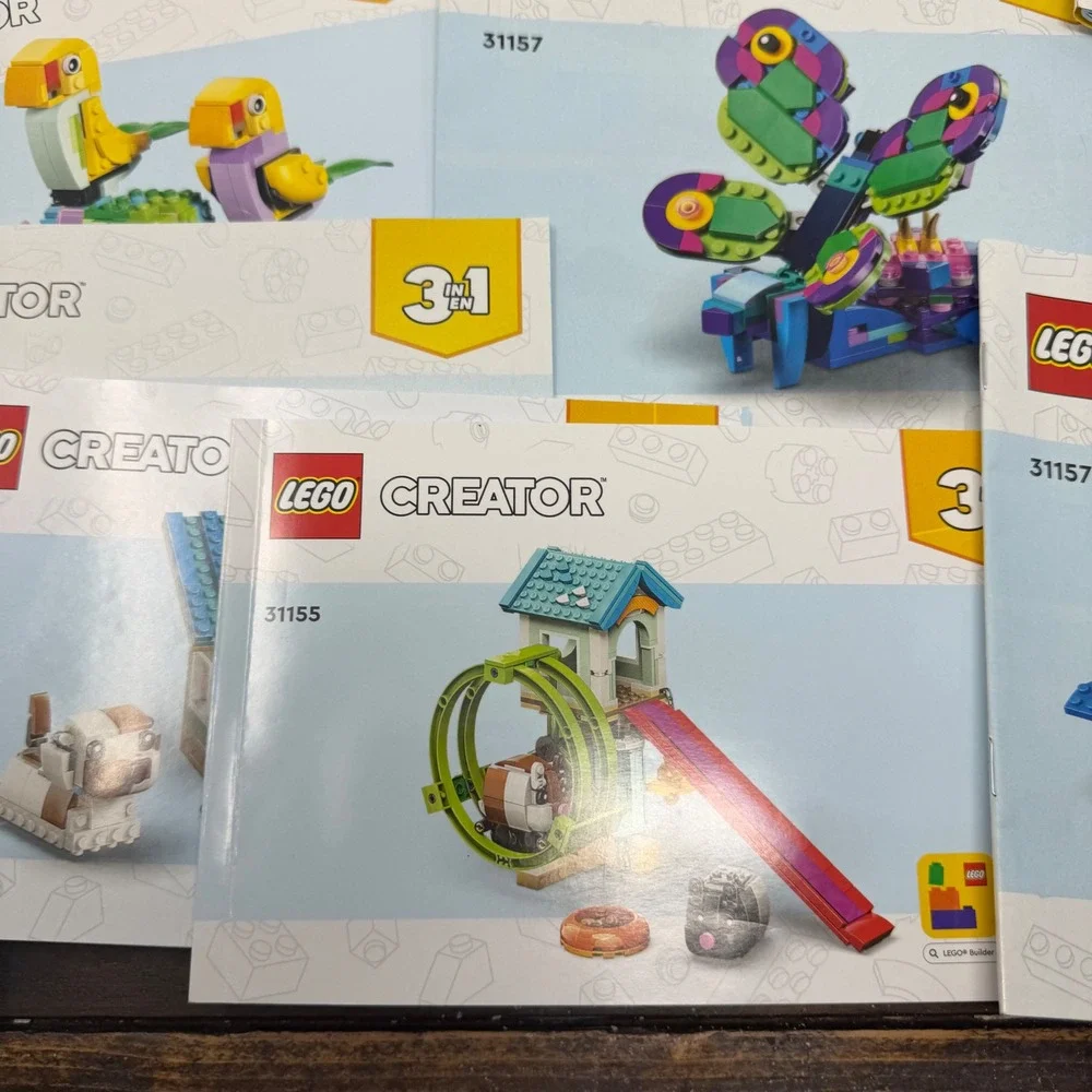LEGO Creator 3-in-1 Instruction Manuals Lot 31140 31147 31149 31133 31155‎ 31157