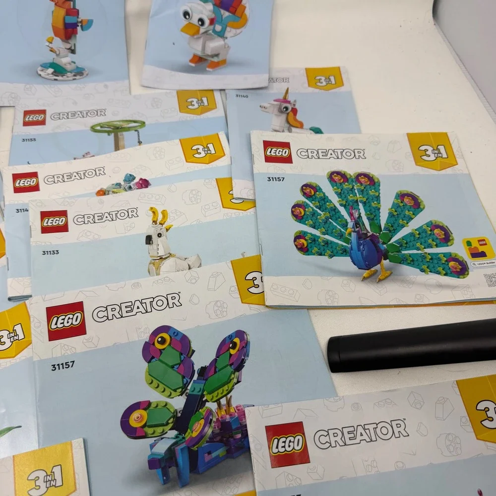 LEGO Creator 3-in-1 Instruction Manuals Lot 31140 31147 31149 31133 31155‎ 31157