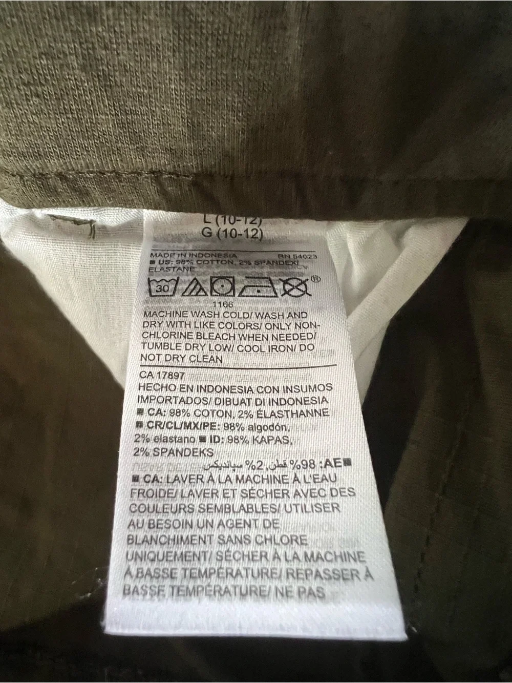 Old Navy NWT Boys Size Large Pull-On Chino Pants Set