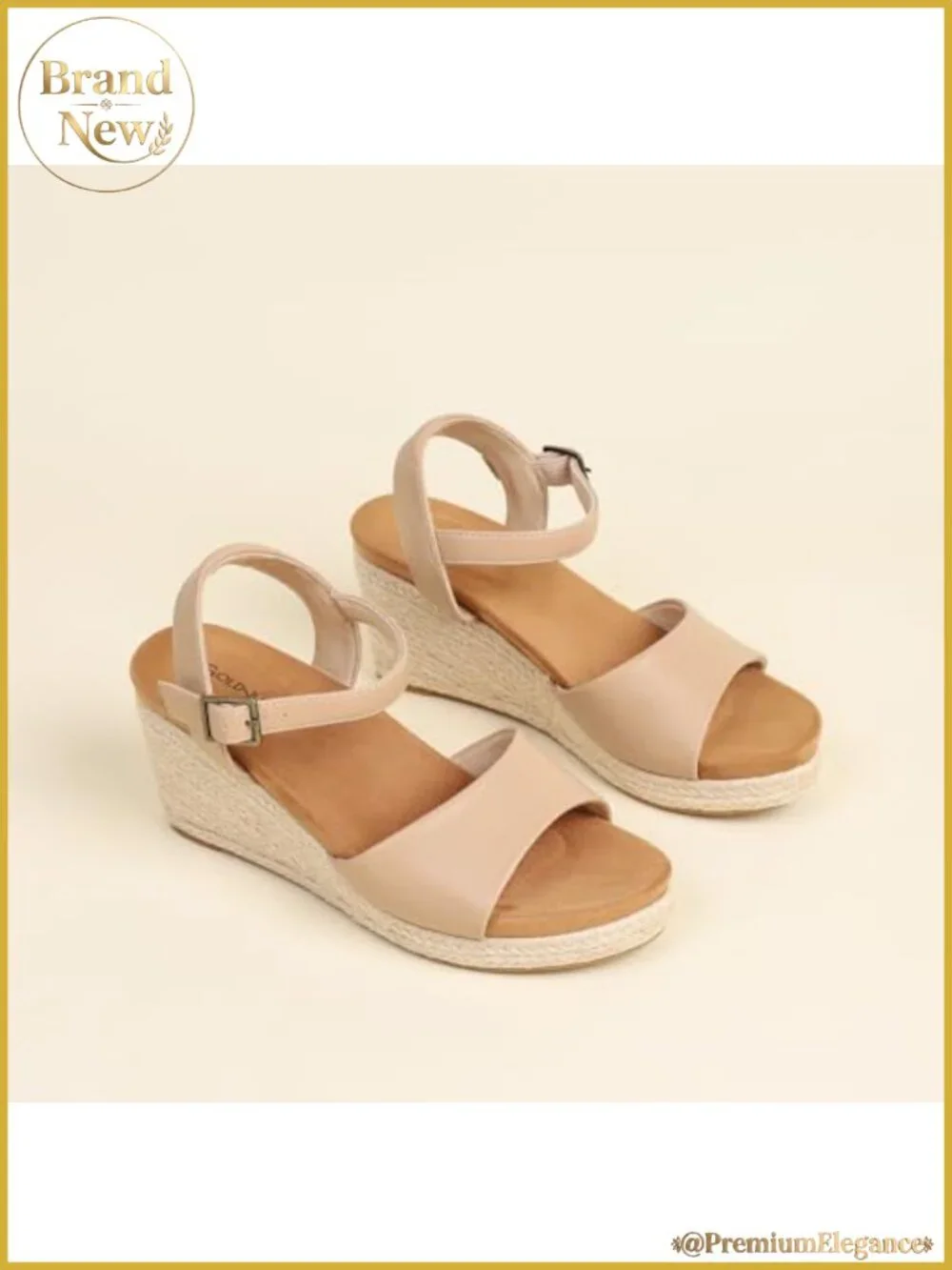 Orthopedic Platform Espadrille Wedge Sandals Memory Foam Arch Support Summer
