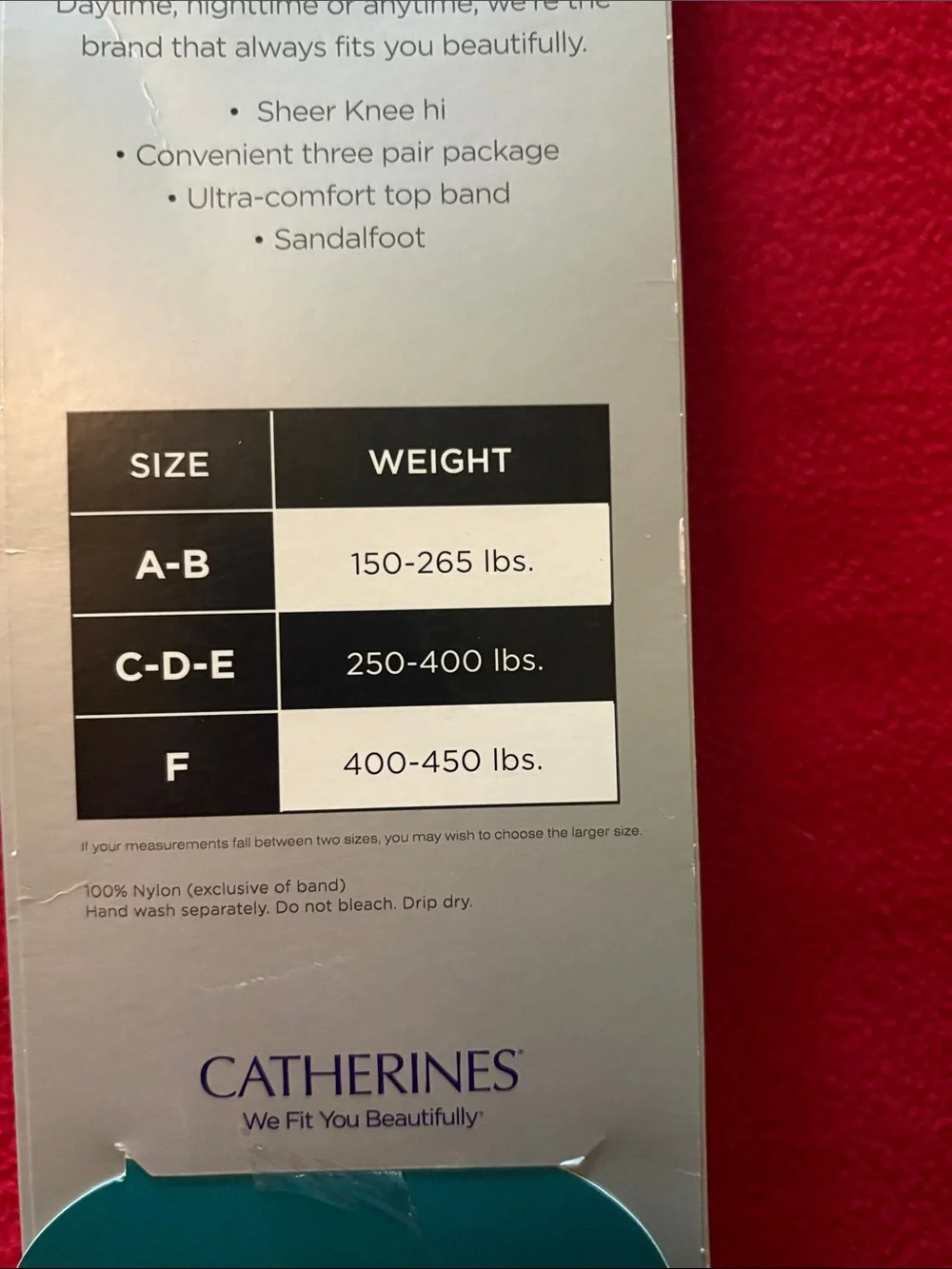 Catherines four packages