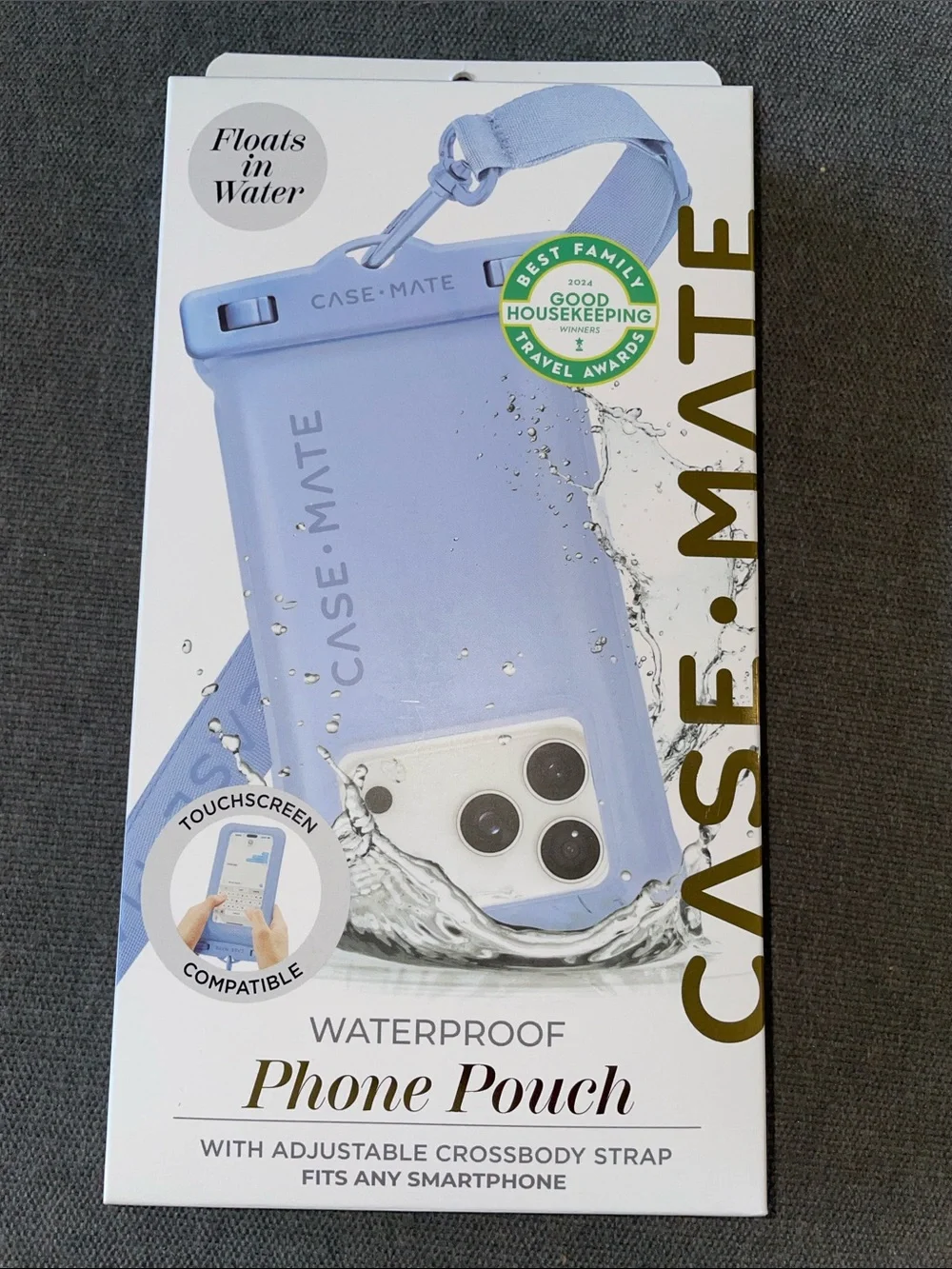 case-mate Waterproof Phone Pouch in Light Blue