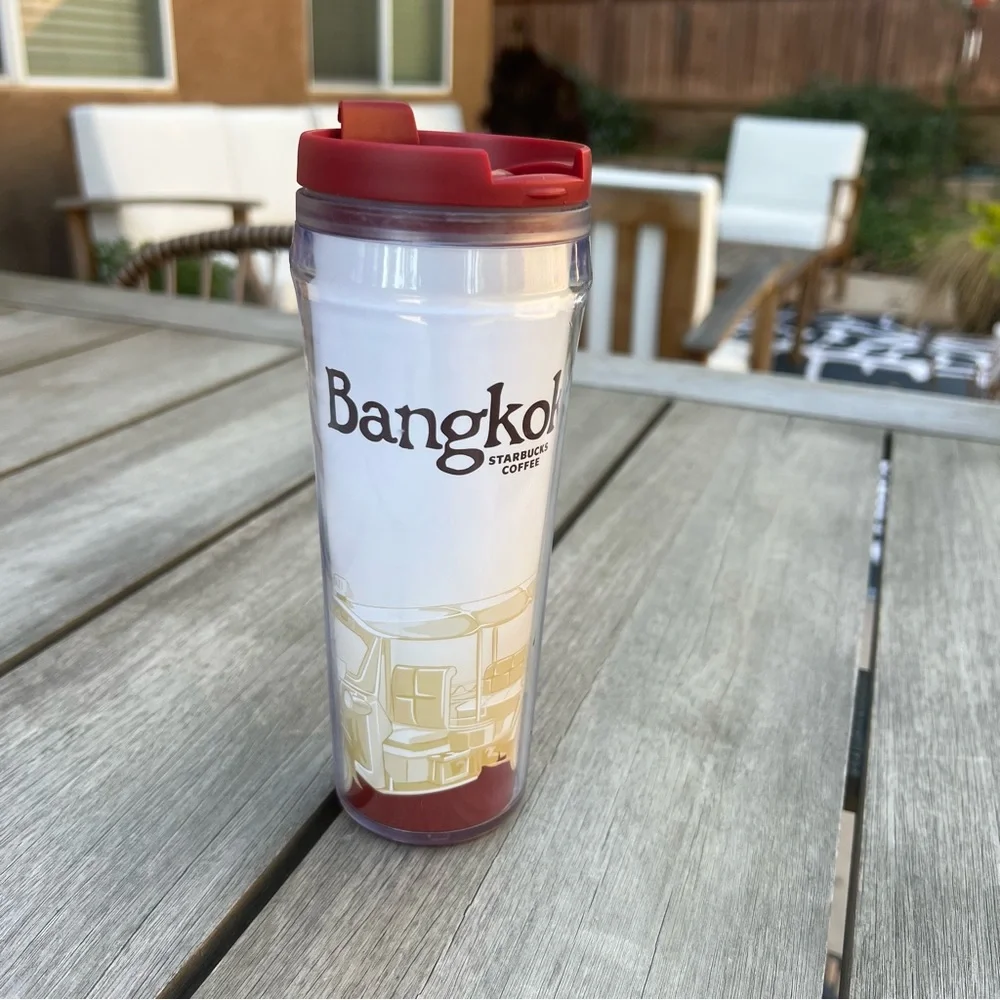Starbucks Bangkok Travel Icon Series Tumbler Coffee Cup with Lid 12oz