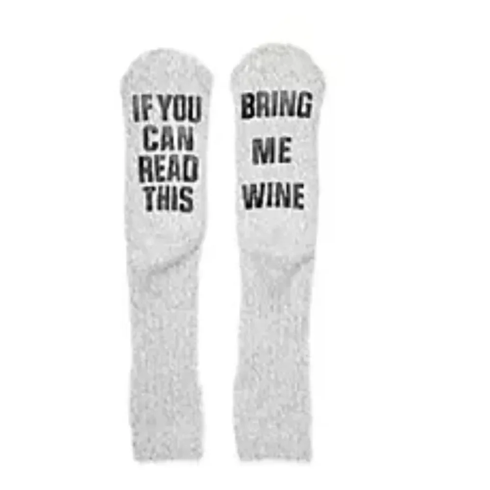 NEW WITH TAGS New Directions If You Can Read This Wine Socks‎ size 9-11