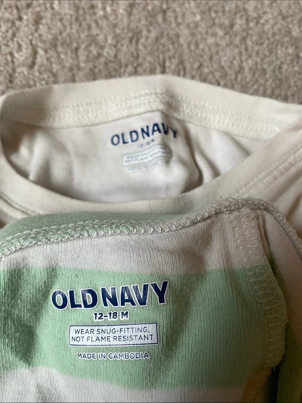 Old Navy soft striped adds