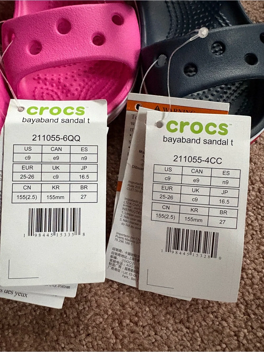 CROCS nwt last