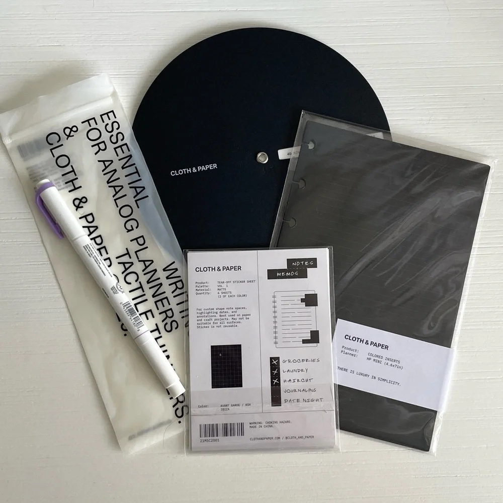 Cloth & Paper April Intention Box Items