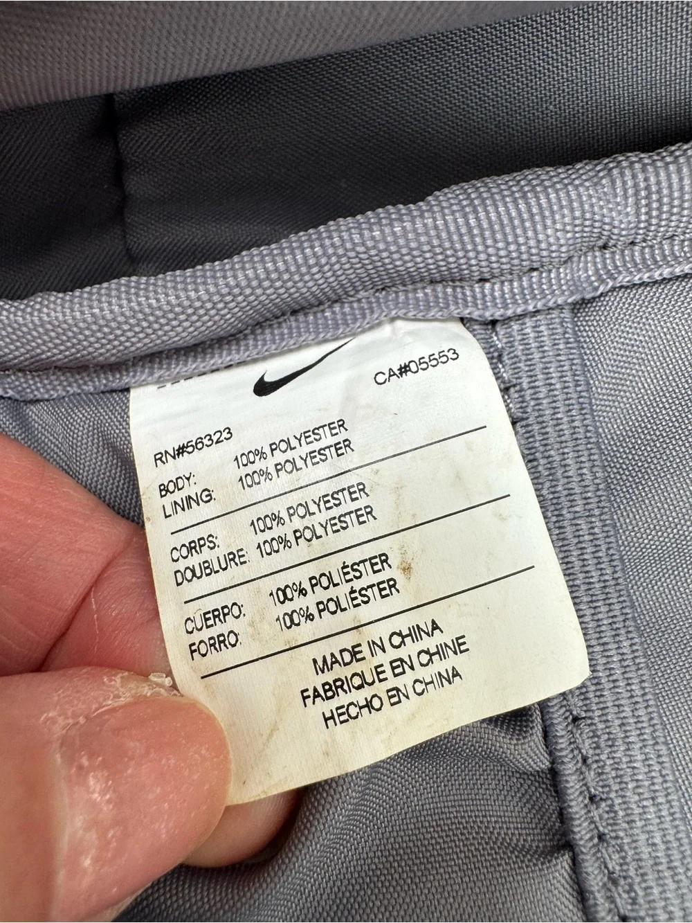 Nike shoe water