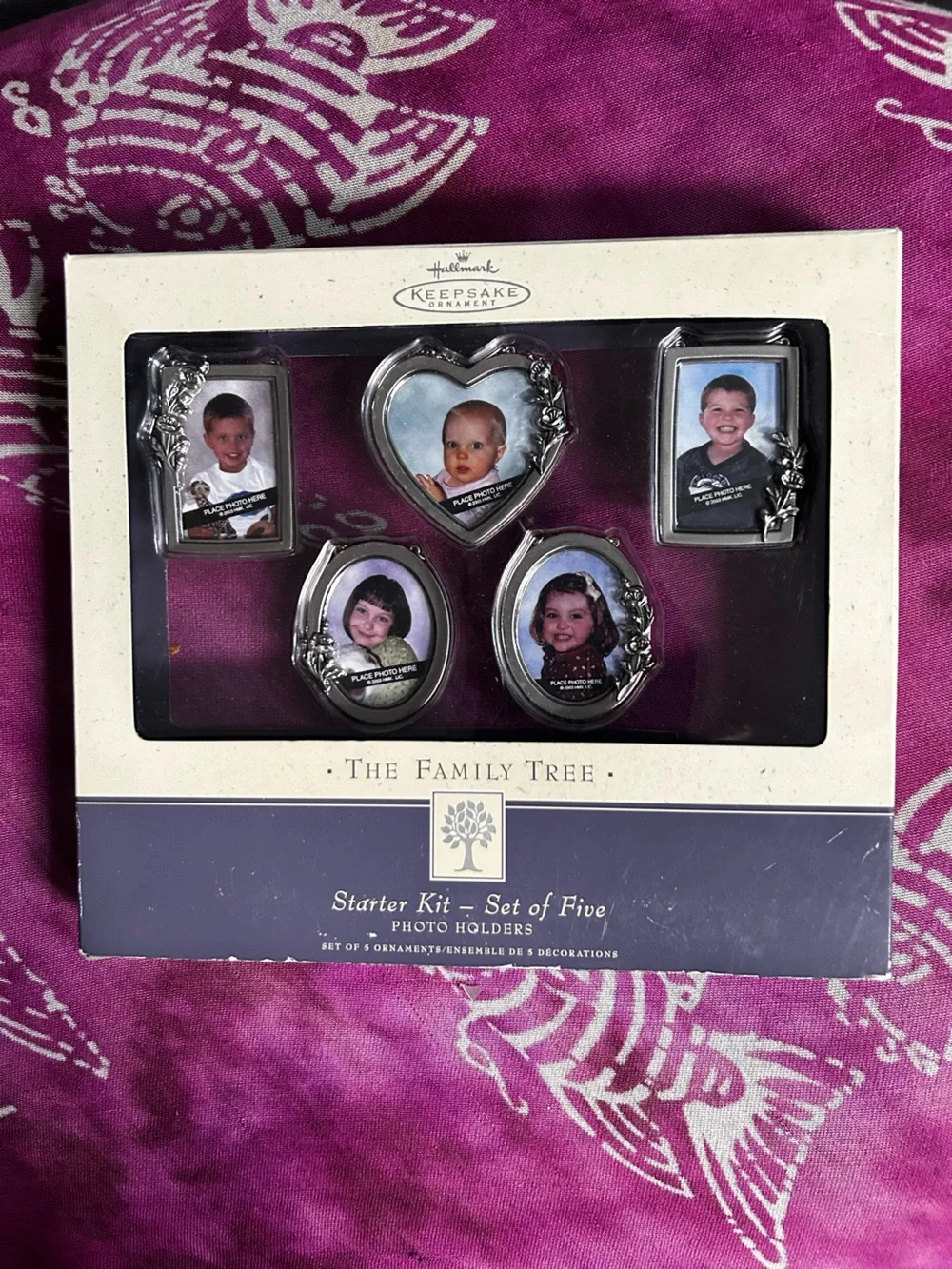 Vintage Hallmark The Family Tree Photo Holders Sets and display base lot.