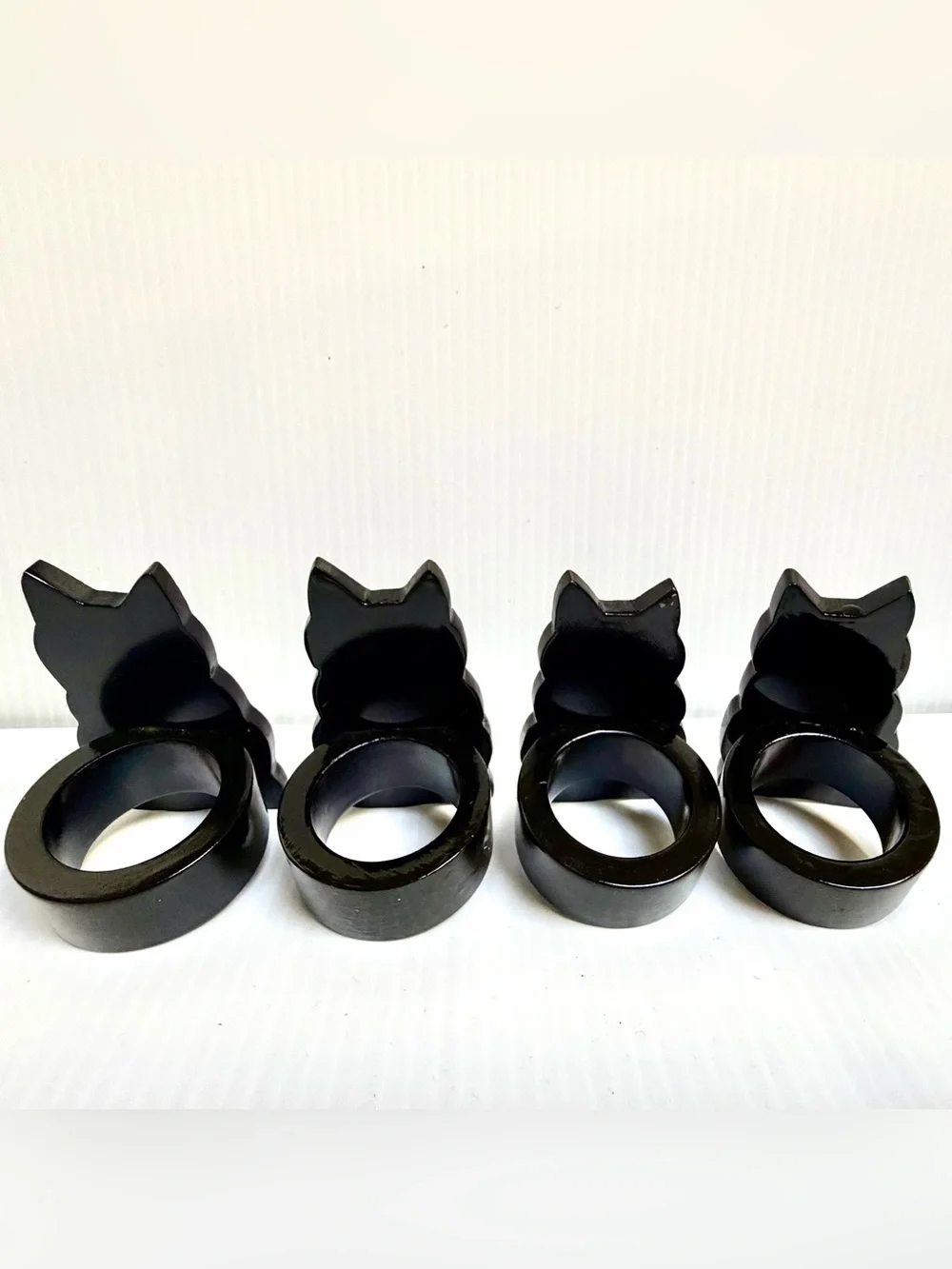 Black Cat Napkin Rings