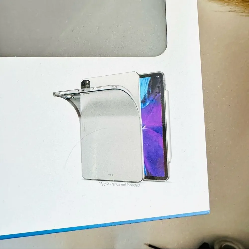 NEW APPLE iPad Grey Gray ESR Rebound Series Soft Shell Flexible Back Cover Case
