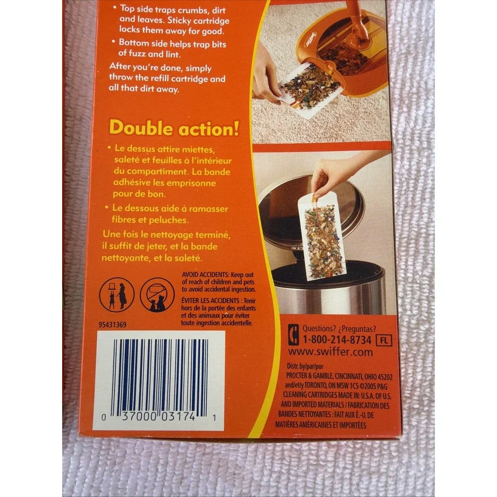 Swiffer CarpetFlick Refill Recharge x2 12 Ct Set Of 2 1 New 1 Open Box