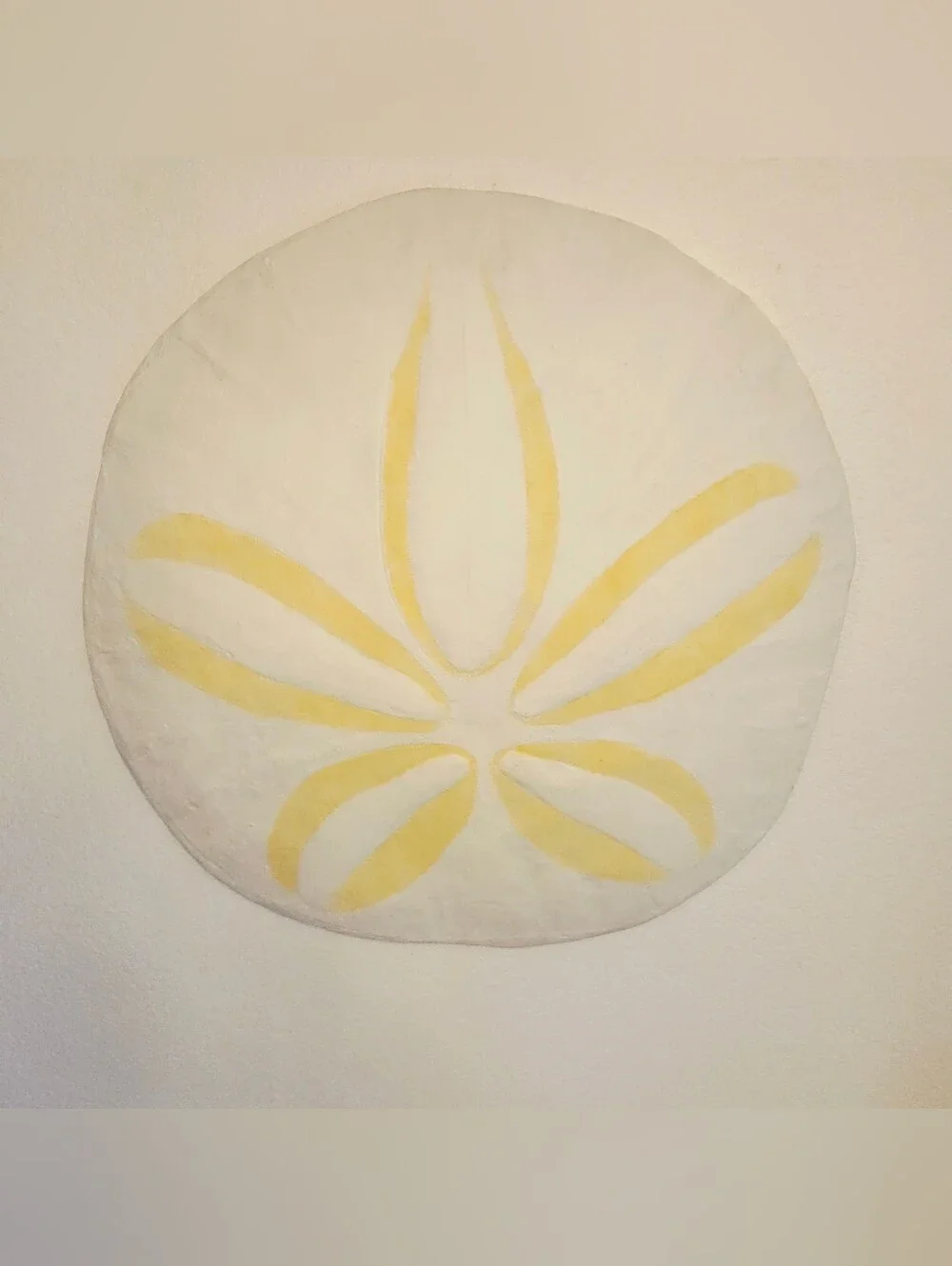 Jumbo Huge Pottery Barn Oversized Sand Dollar Coastal Beach Wall Art Rare