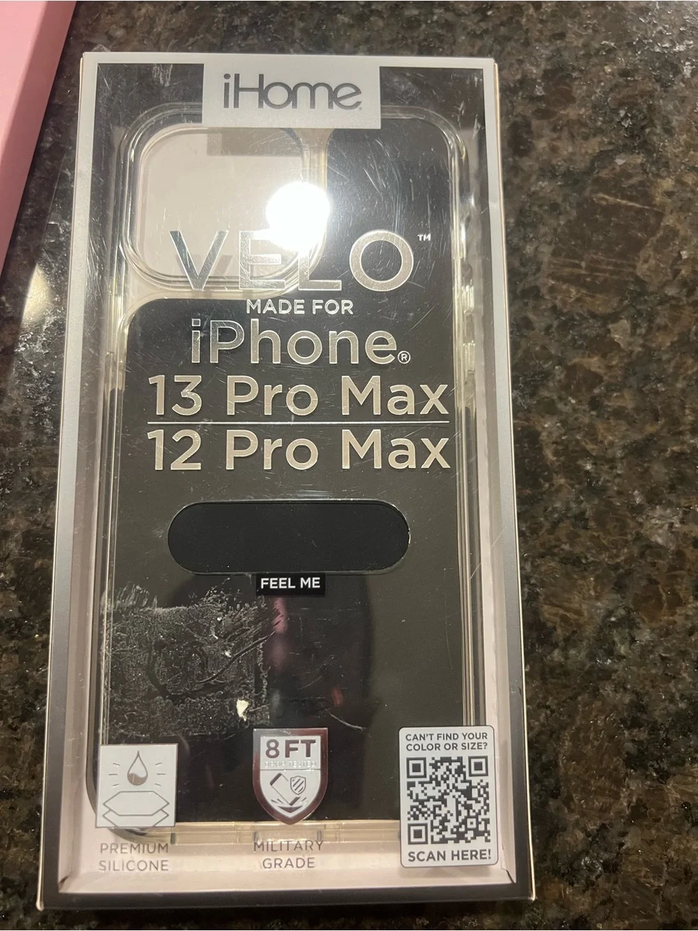 iHome VELO Silicone Case for iPhone 13 Pro Max / 12 Pro Max - Black