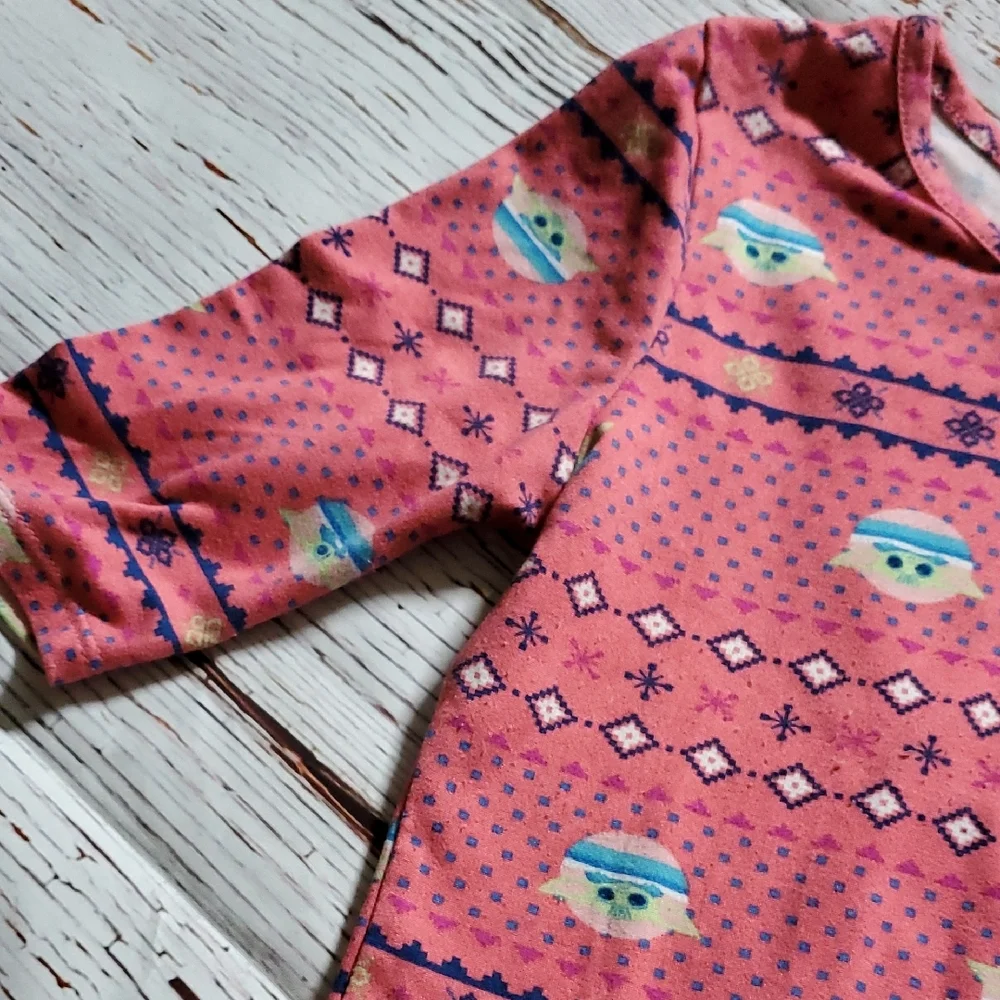 Girls' Dresses Set - Pink, Red, and Gray