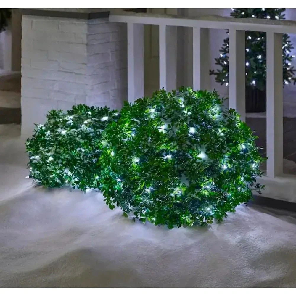 Home Accents Holiday 150 Cool White Mini LED Net Lights‎ Steady Lit 4ft x 6ft