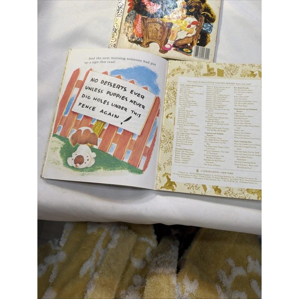 The Poky‎ Little Puppy ~ Vintage 1970 Children's Little Golden Book