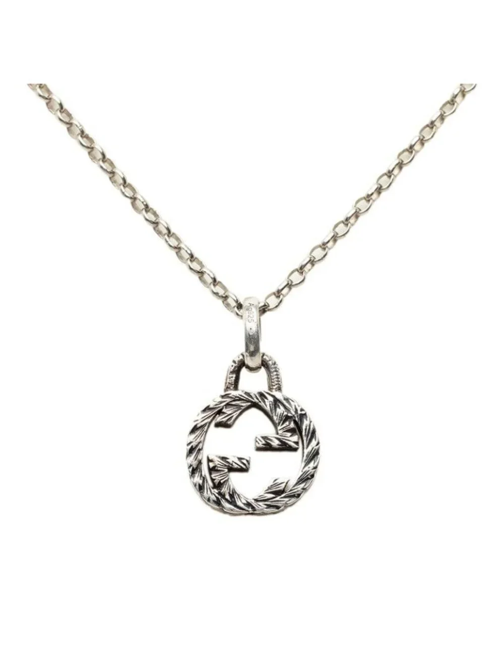 Gucci Interlocking G Necklace Silver