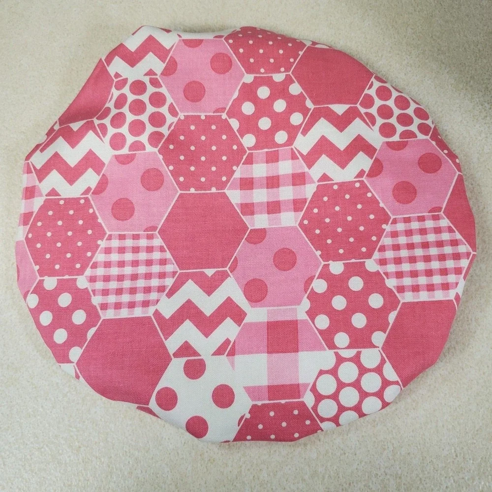 Handmade pink geometric