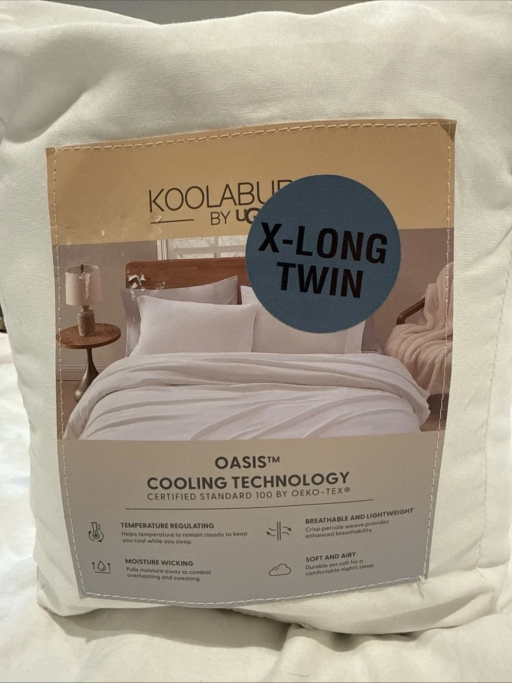 Koolaburra Twin XL Sheet Set in White