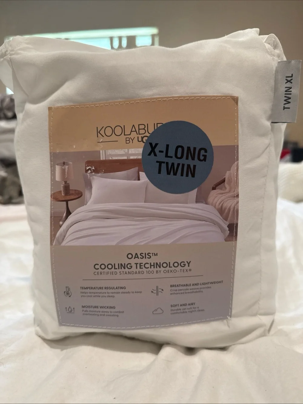 Koolaburra Twin XL Sheet Set in White