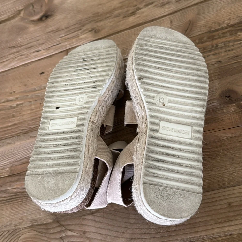 Steven Madden Girls Sandals Size 13
