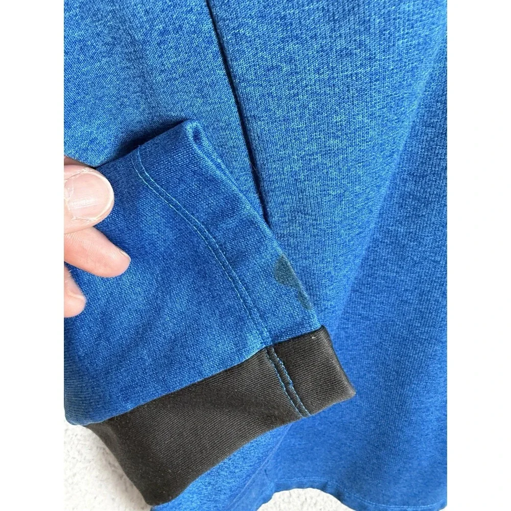 THE NORTH FACE Men's Blue Black Pullover‎ 1/2 Zip Long Sleeve Shirt/Jacket SZ XL